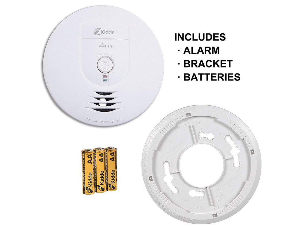 Ionization Sensor Smoke/Fire Alarm 3 AA Battery Operated