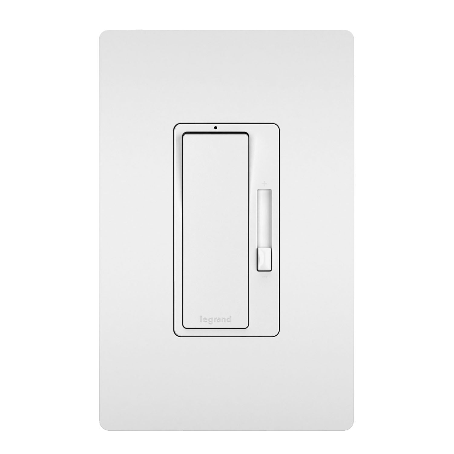 radiant 0-10V Dimmer Switch, LED|Fluorescent, 120V-277V, White - Bees Lighting