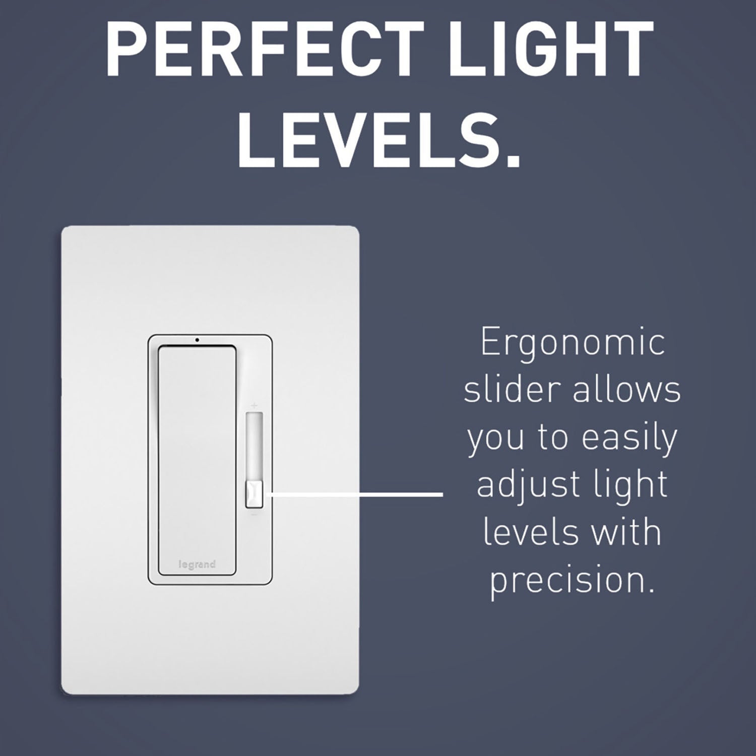radiant Tru-Universal Dimmer Switch, 450-Watt LED, Single Pole/3-Way, Tri-Color - Bees Lighting