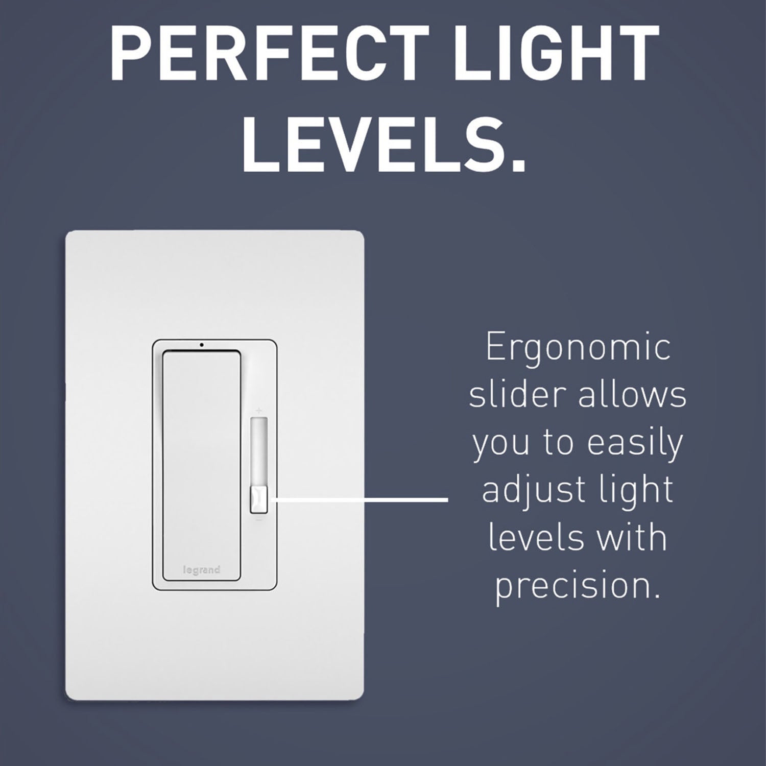 radiant Tru-Universal Dimmer Switch, 450-Watt LED, Single Pole/3-Way, White - Bees Lighting