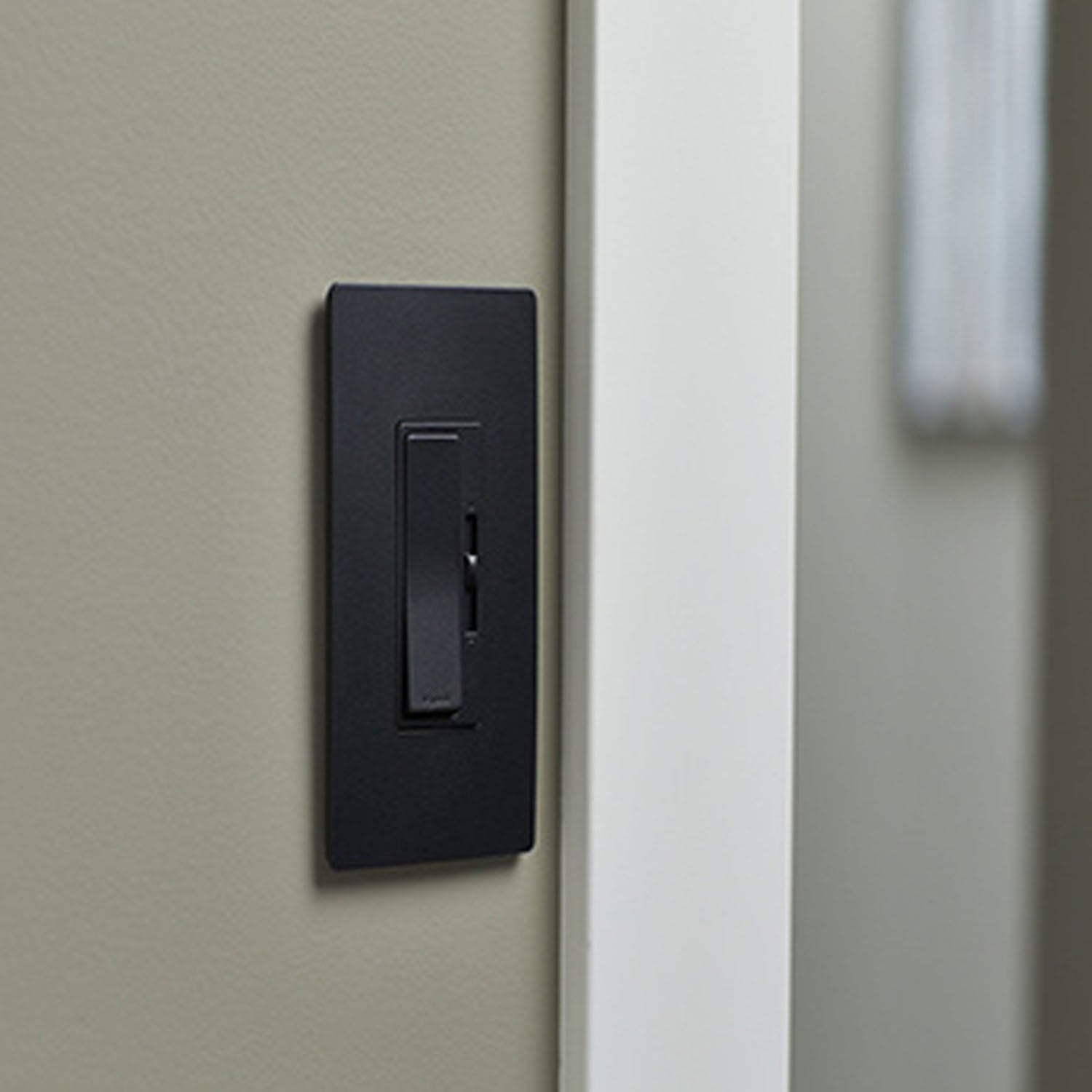 radiant Decora Slider Dimmer Switch, 450-Watt LED, Single Pole or 3-Way, Graphite - Bees Lighting