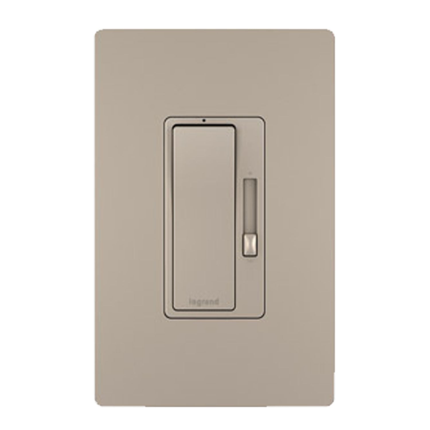 radiant Decora Slider Dimmer Switch, 450-Watt LED, Single Pole or 3-Way, Nickel - Bees Lighting