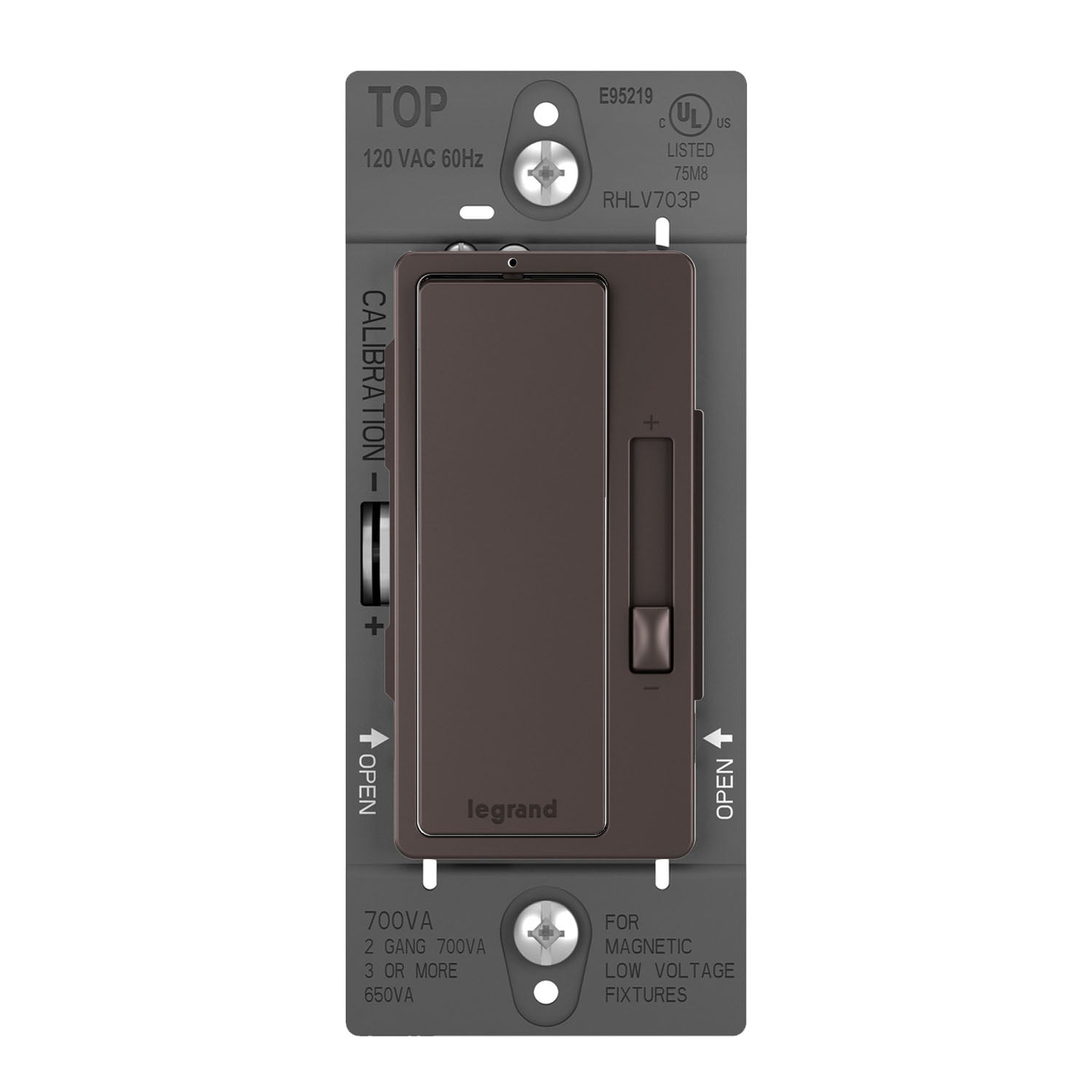 radiant 700VA Magnetic Low-Voltage Dimmer Switch - Bees Lighting