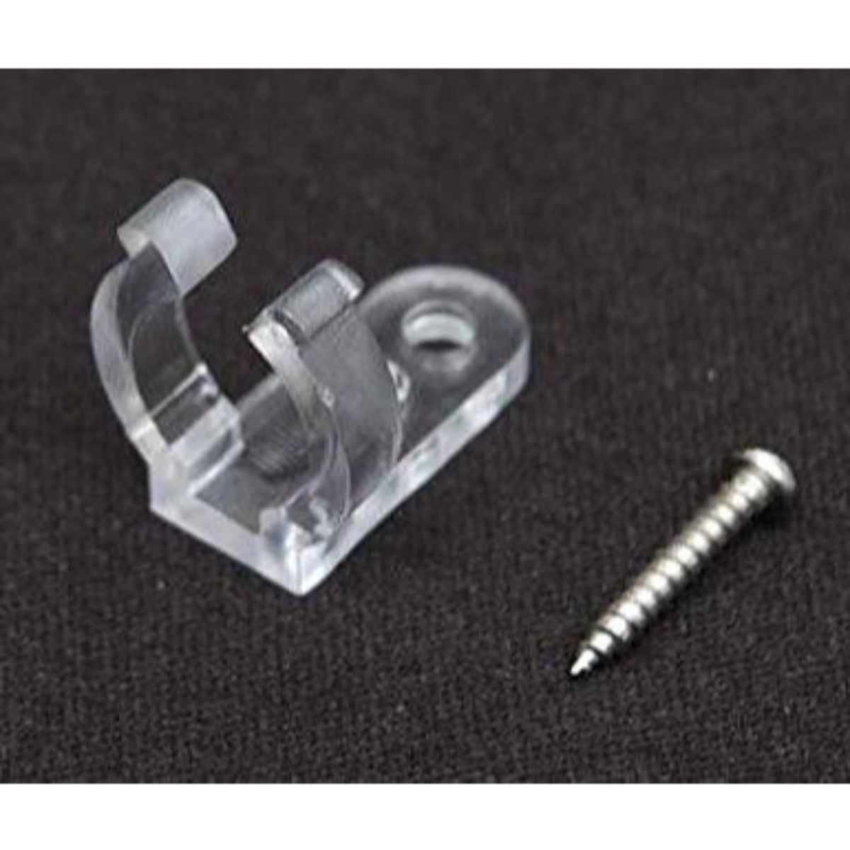 Flexbrite U-Shaped Mounting Clip with screw, Pack of 10