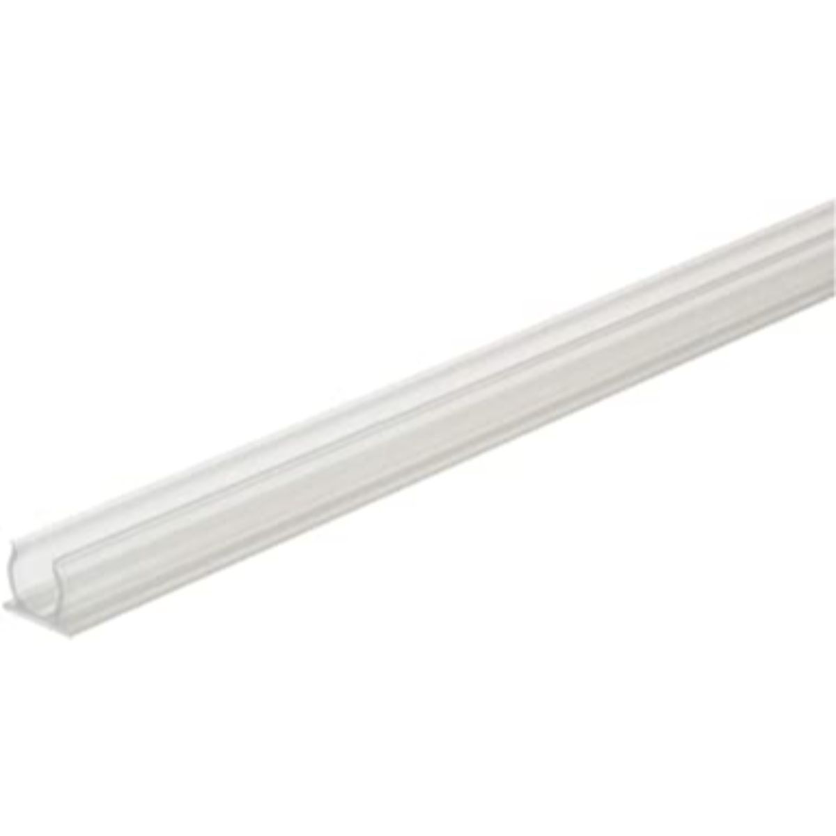 Flexbrite 4ft Clear Plastic Mounting Track