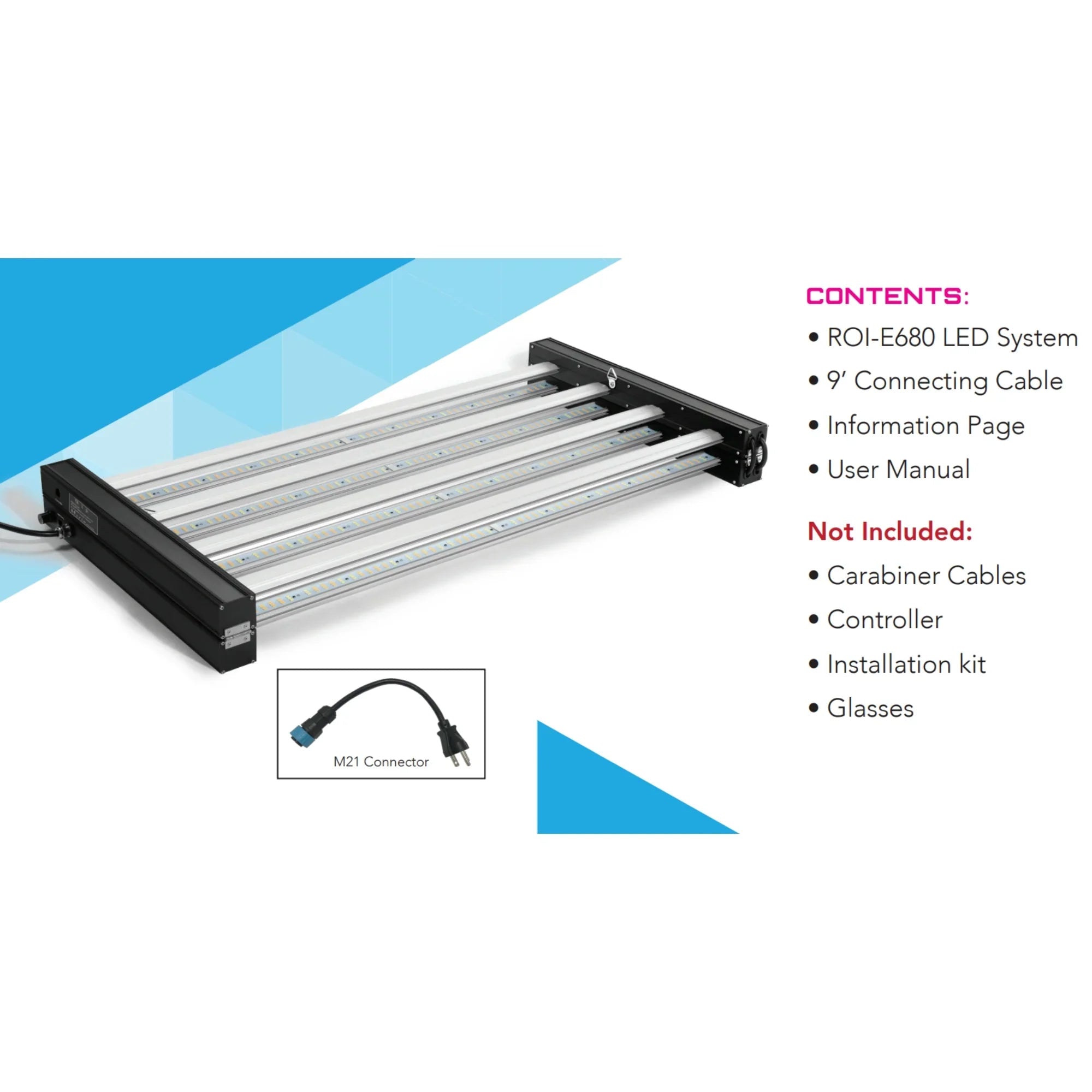 Grower's Choice ROI-E680, 680W Full-Spectrum LED System