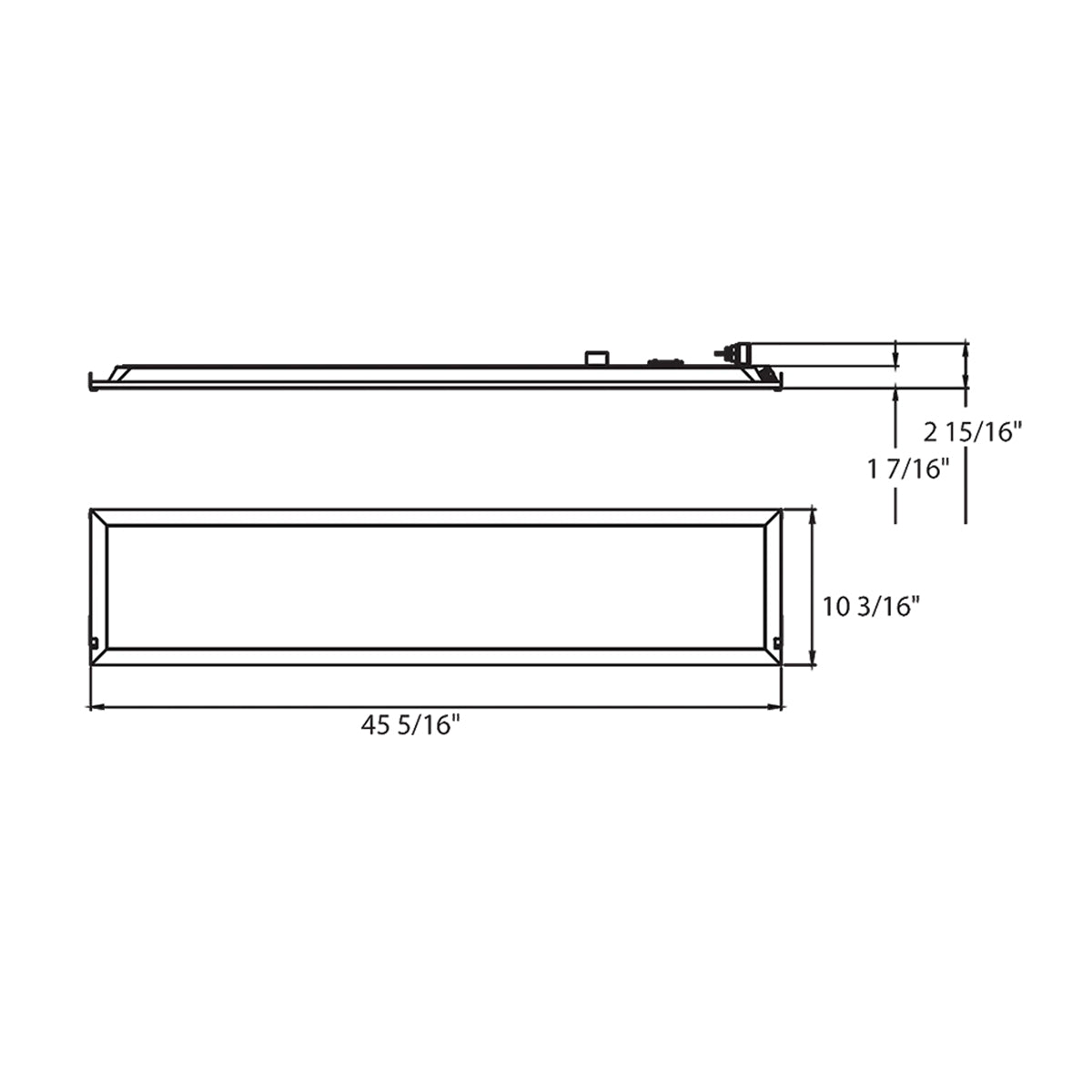 1x4 LED Retrofit Panel Light, 30W, 3900 Lumens, 35K/40K/50K, 120-277V - Bees Lighting