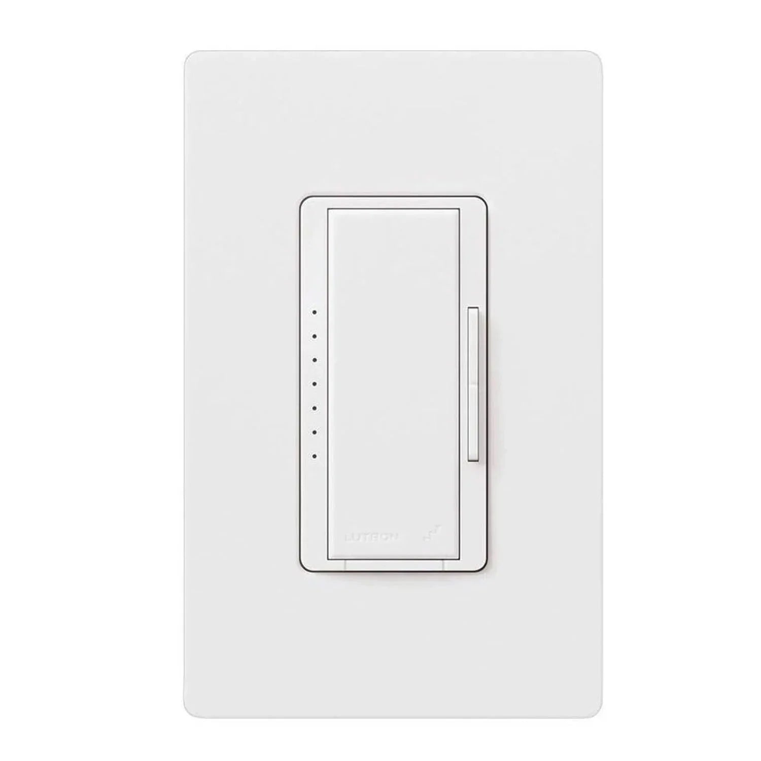 RA2 Select Maestro Smart Dimmer Switch, 1000W MLV, Single Pole/Multi-Location, Neutral Required, White - Bees Lighting