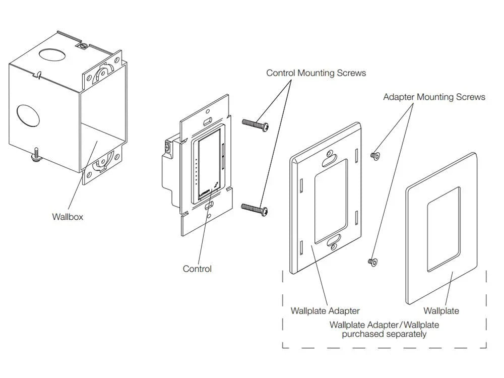 RA2 Select Maestro Smart Dimmer Switch, 1000W MLV, Single Pole/Multi-Location, Neutral Required, White - Bees Lighting
