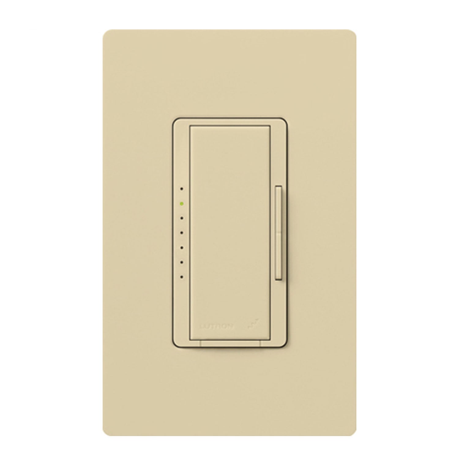 RA2 Select Maestro Smart Dimmer Switch, 150W LED/450W MLV, Single-Pole or Multi-Location, Ivory - Bees Lighting