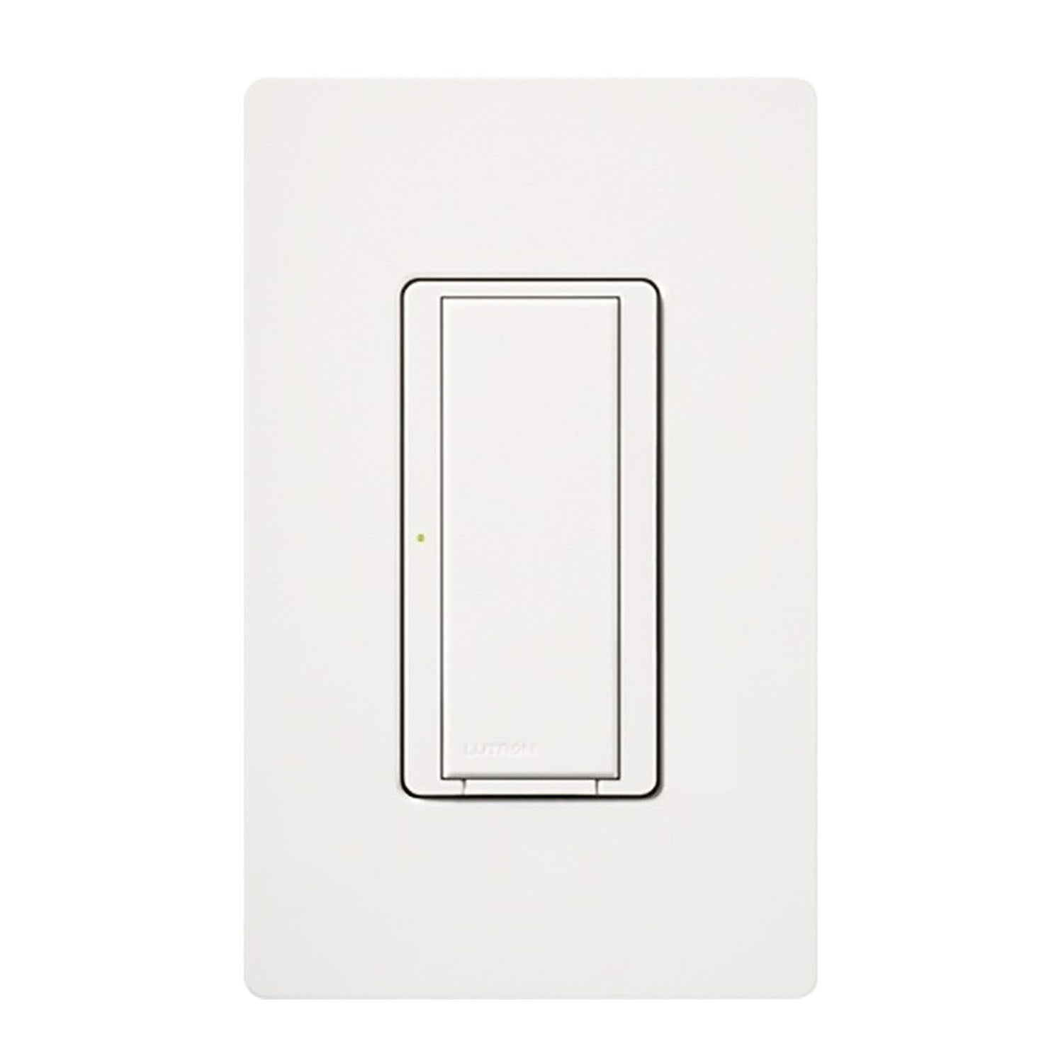 RA2 Select Maestro Single Pole/Multi-Location Tap Smart Light Switch, Neutral Required, White - Bees Lighting