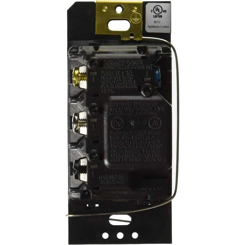 RadioRA 2 6-Button with Raise/Lower Keypad with LED Dimmer, Black - Bees Lighting