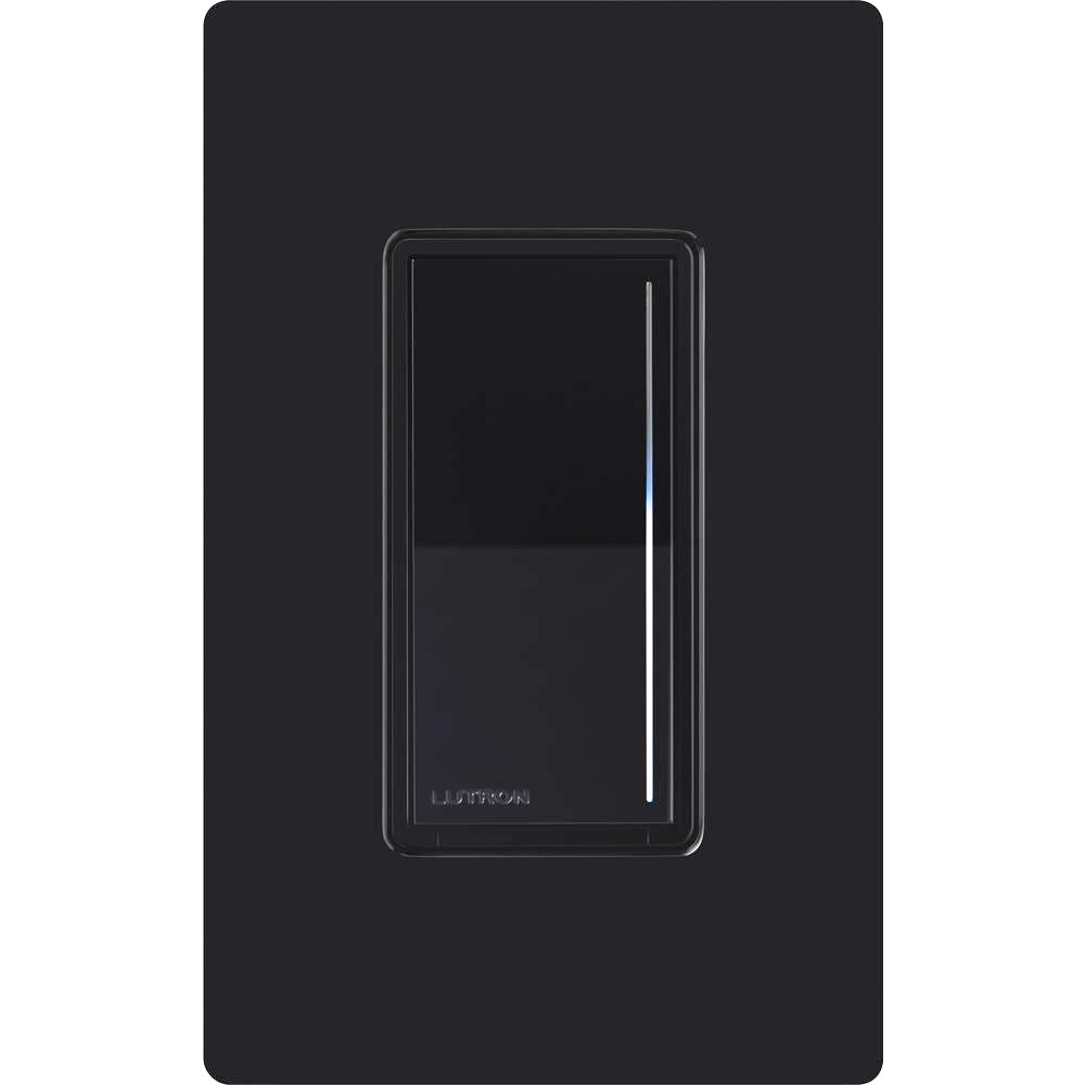 RadioRA 3 Sunnata Pro LED+ Touch Dimmer, 250 Watts LED, Single Pole/Multi-Location, Black - Bees Lighting