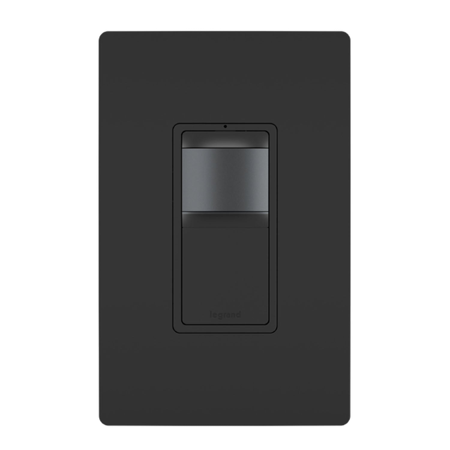 radiant PIR 180° Occupancy|Vaccancy motion Sensor Wall Switch, 600W, 120V, Black - Bees Lighting