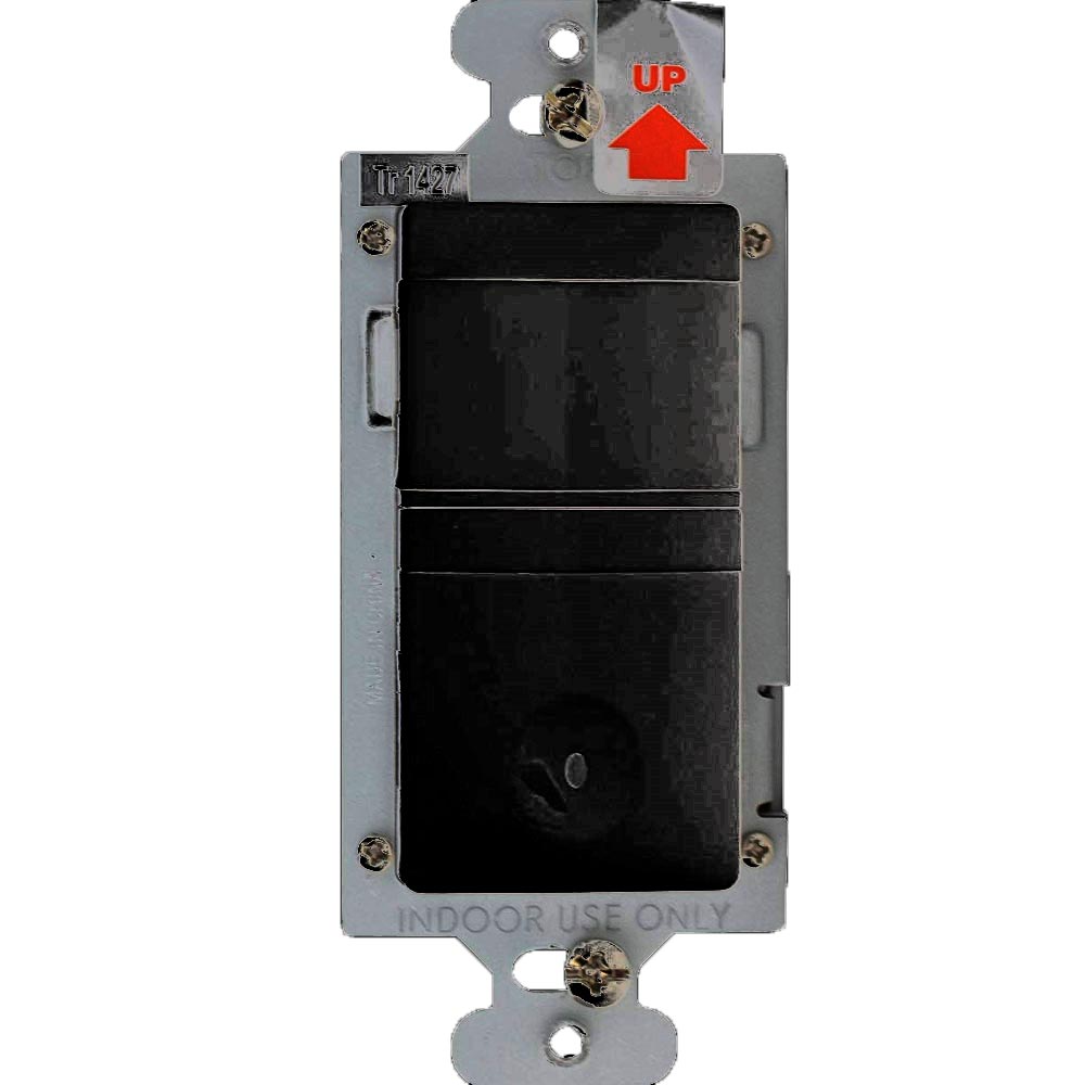 Occupancy/Vacancy Motion Sensor Single Pole In-Wall Switch