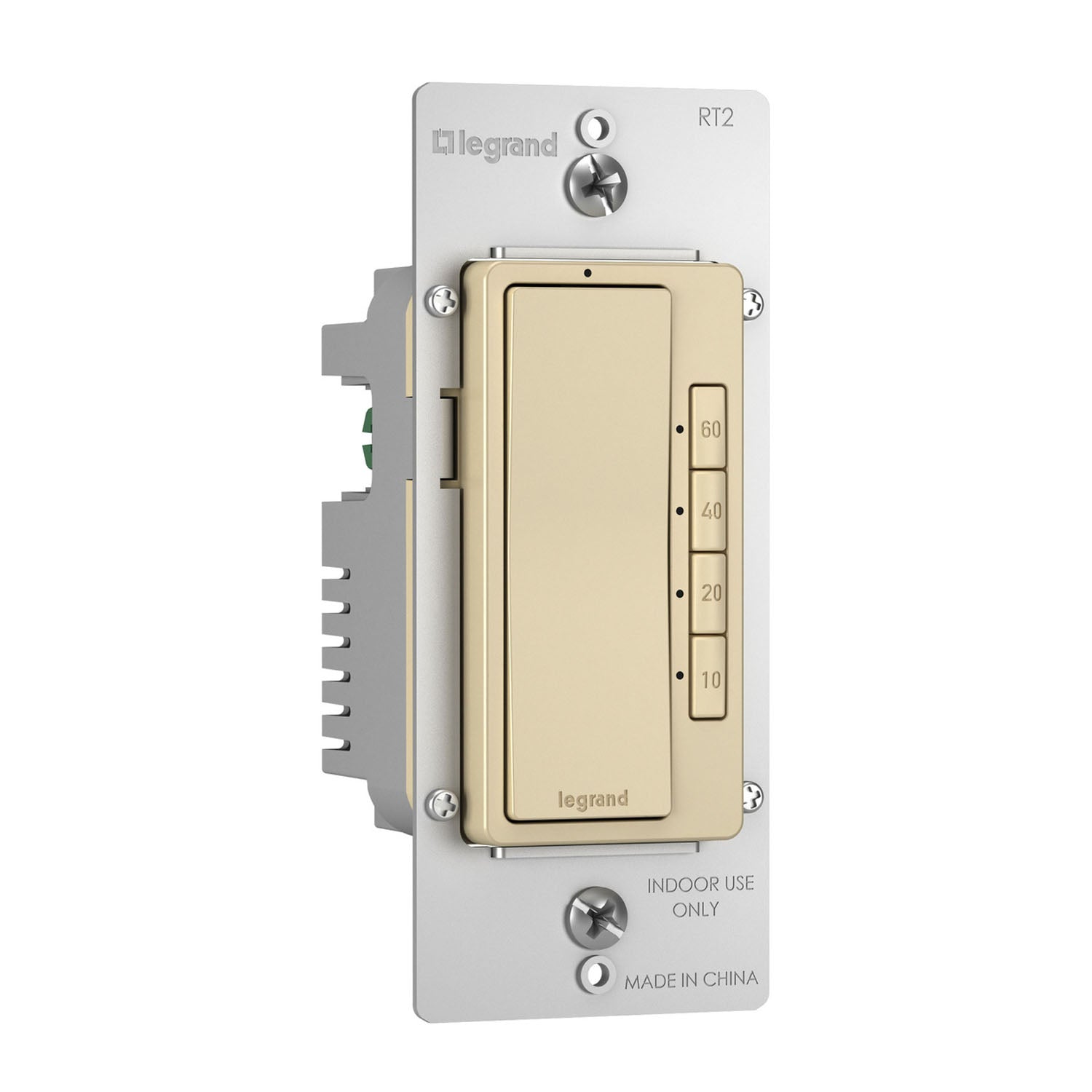 radiant 4-Button Countdown Digital Timer, 10-60 minutes, 600W, Ivory - Bees Lighting