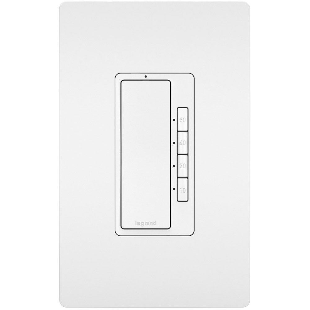 radiant 4-Button Countdown Digital Timer, 10-60 minutes, 600W, White - Bees Lighting