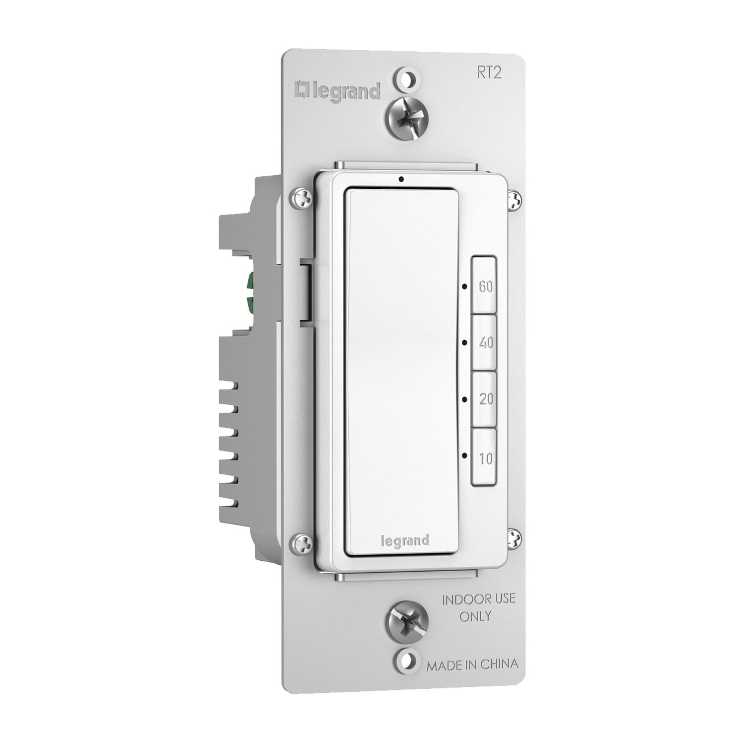 radiant 4-Button Countdown Digital Timer, 10-60 minutes, 600W, White - Bees Lighting