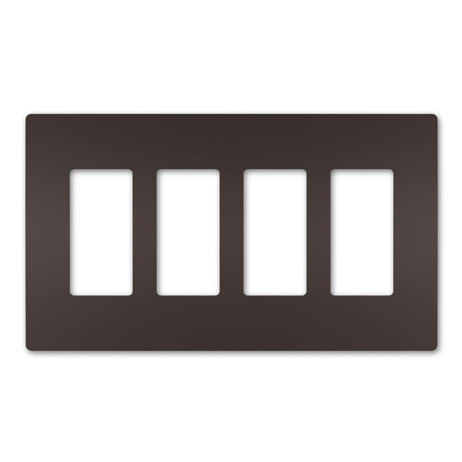 radiant 4-Gang Screwless Wall Plate - Bees Lighting