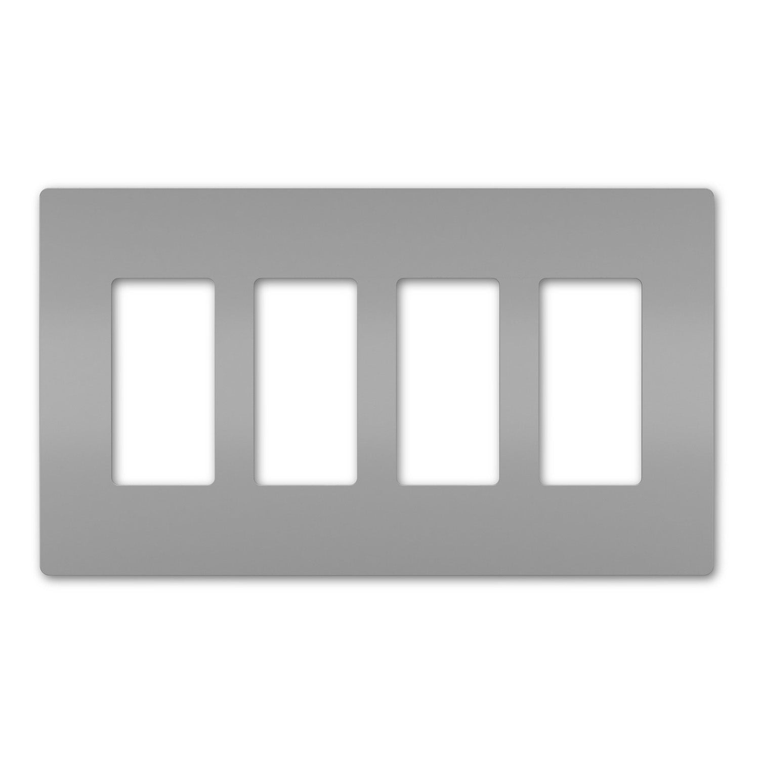radiant 4-Gang Screwless Wall Plate - Bees Lighting