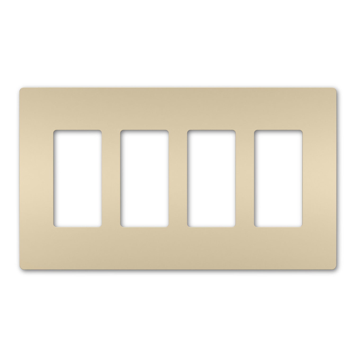 radiant 4-Gang Screwless Wall Plate - Bees Lighting