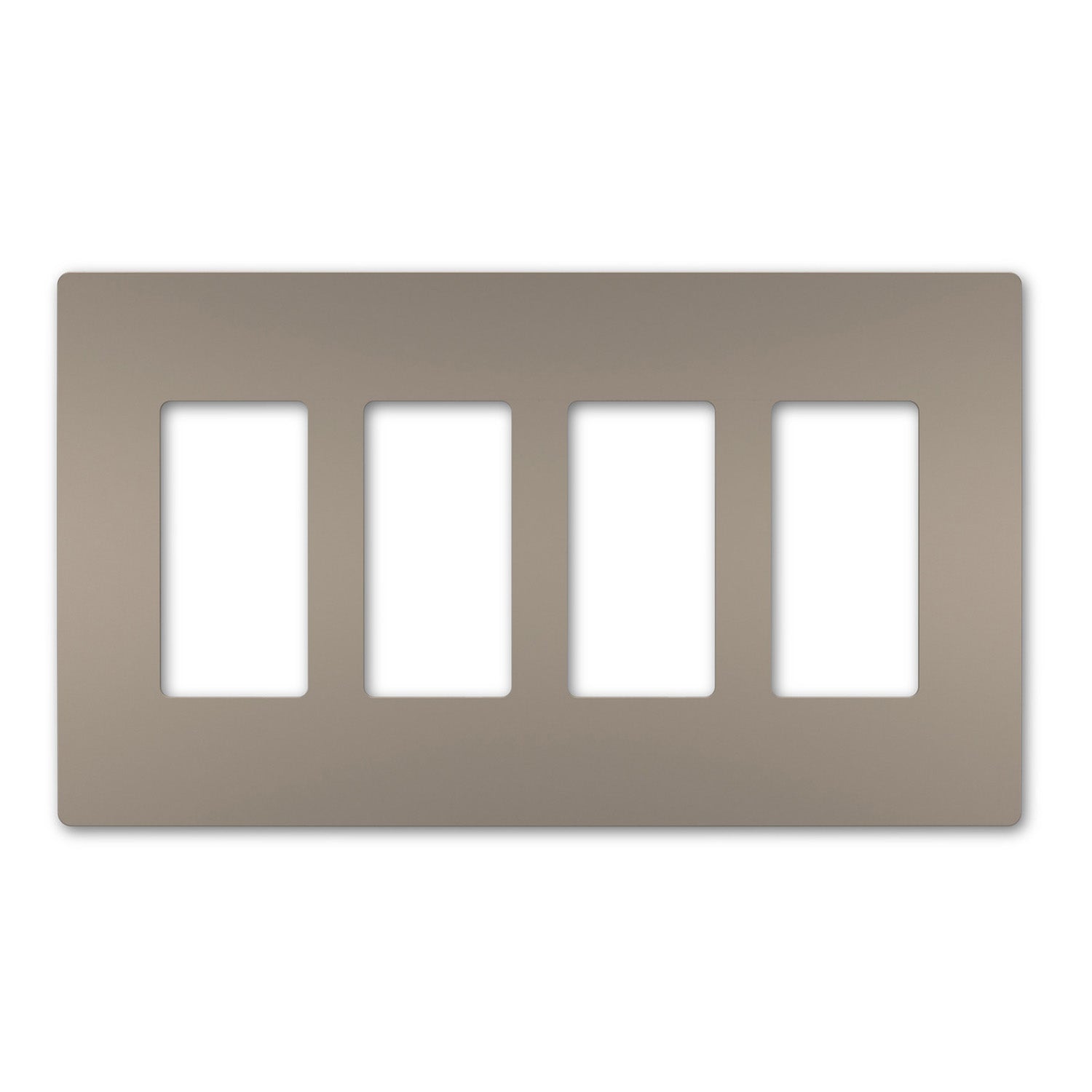 radiant 4-Gang Screwless Wall Plate - Bees Lighting