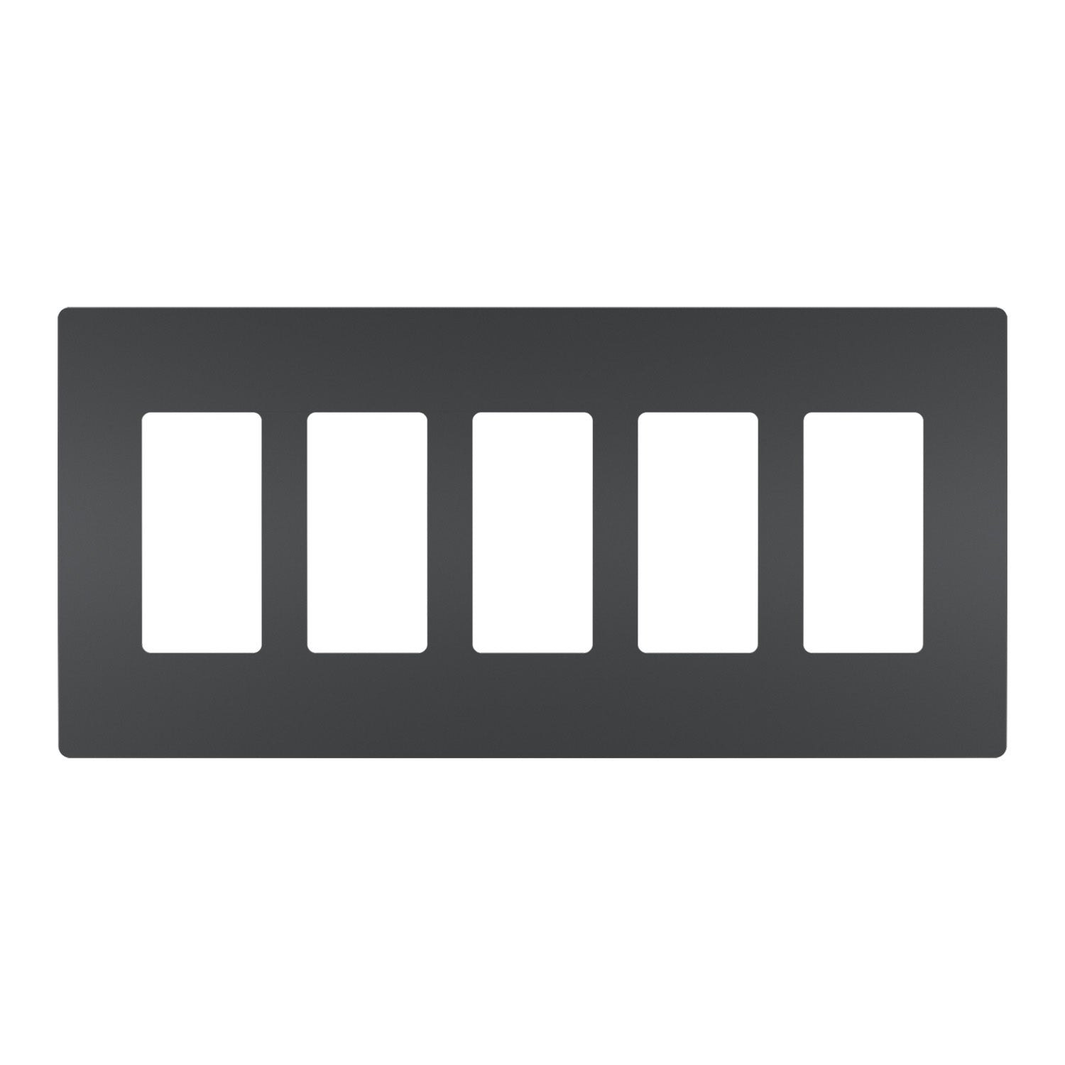 radiant 5-Gang Screwless Wall Plate - Bees Lighting