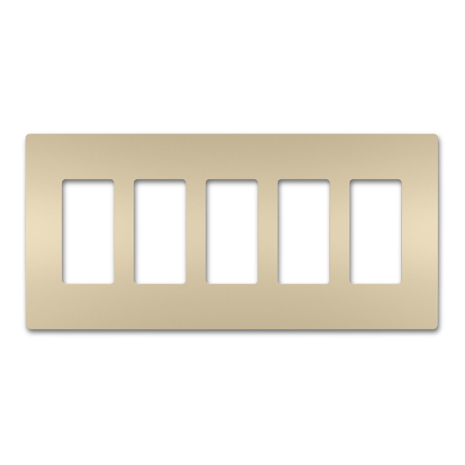 radiant 5-Gang Screwless Wall Plate - Bees Lighting
