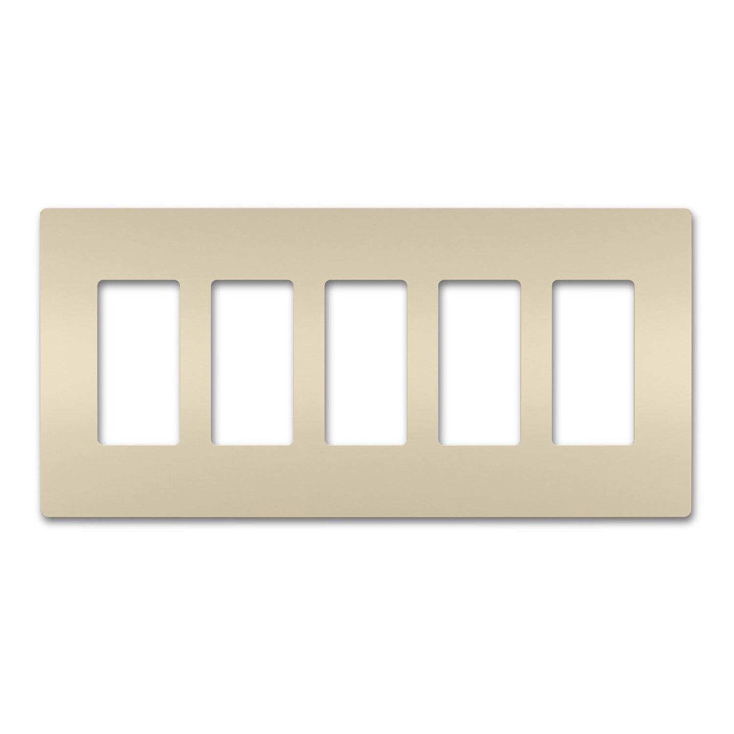 radiant 5-Gang Screwless Wall Plate - Bees Lighting