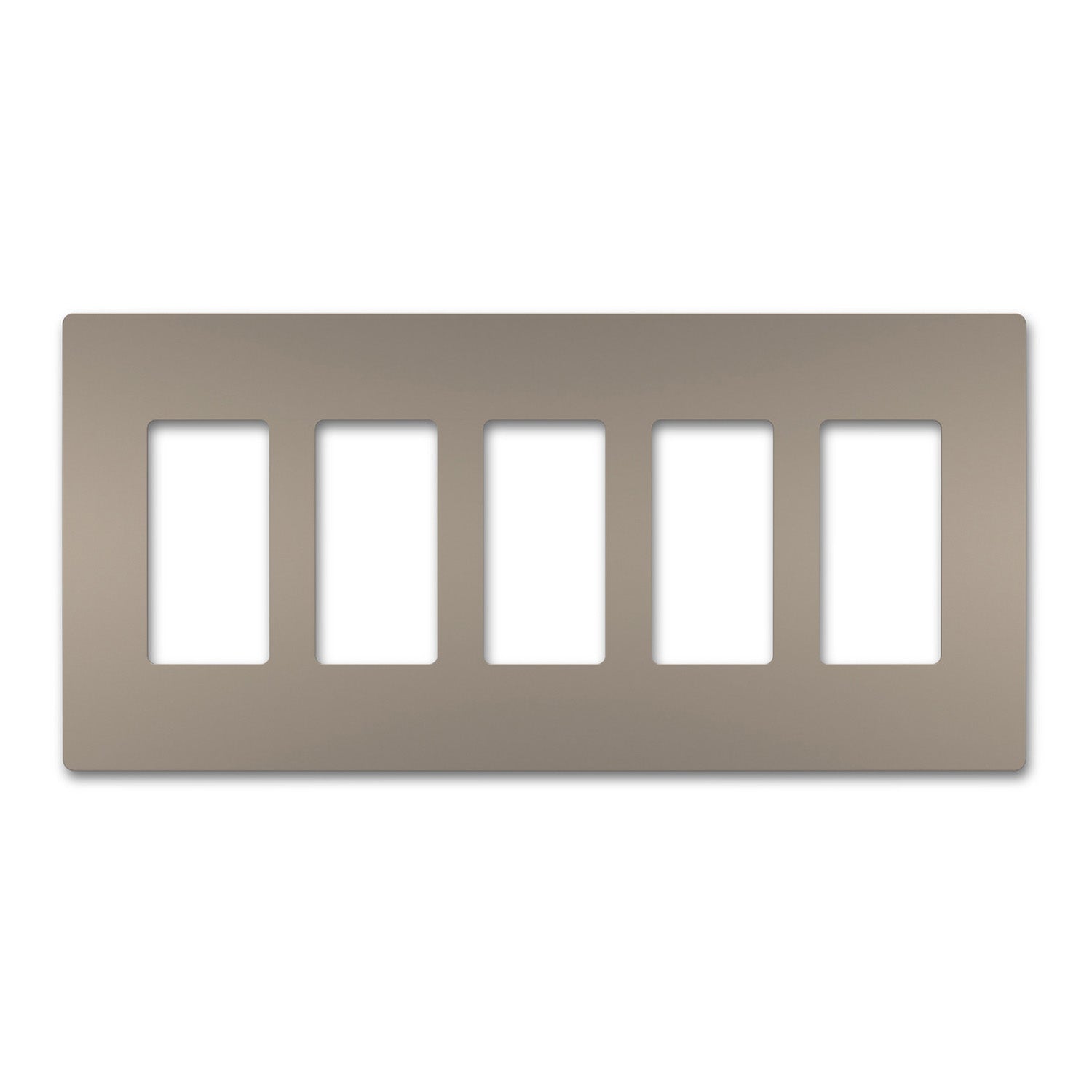 radiant 5-Gang Screwless Wall Plate - Bees Lighting