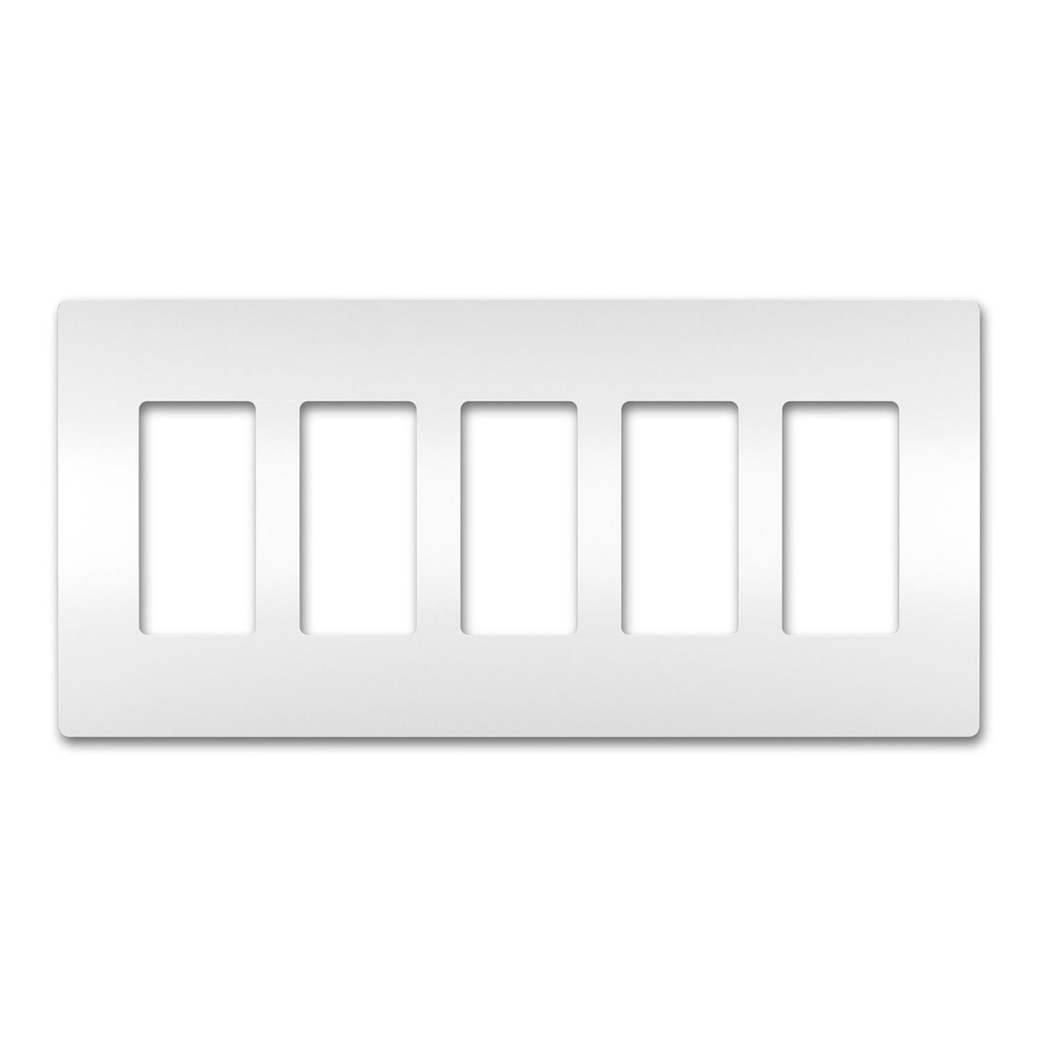 radiant 5-Gang Screwless Wall Plate - Bees Lighting