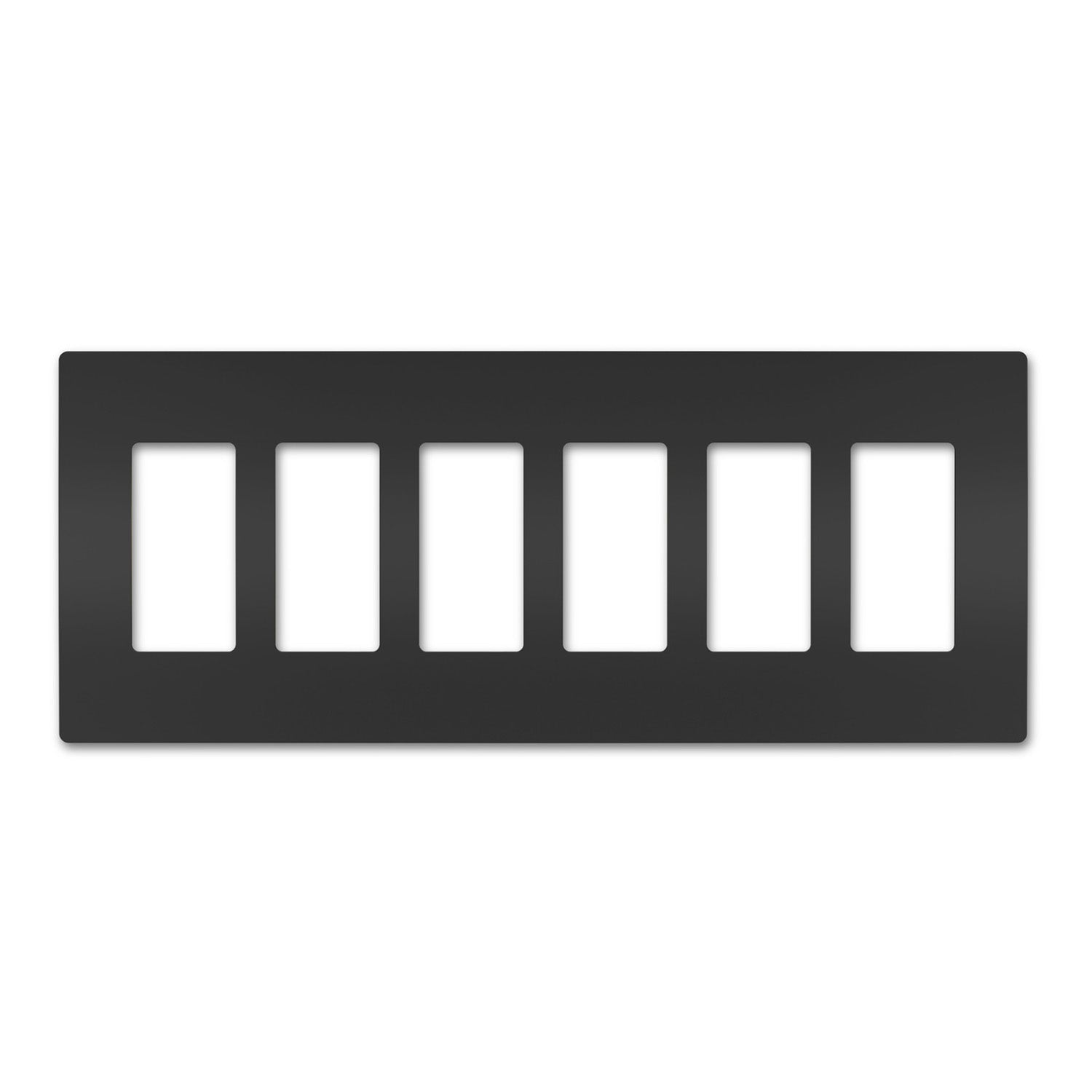 radiant 6-Gang Screwless Wall Plate - Bees Lighting