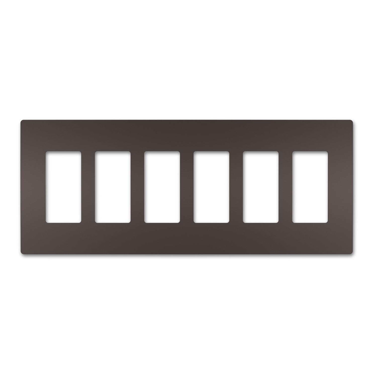 radiant 6-Gang Screwless Wall Plate - Bees Lighting