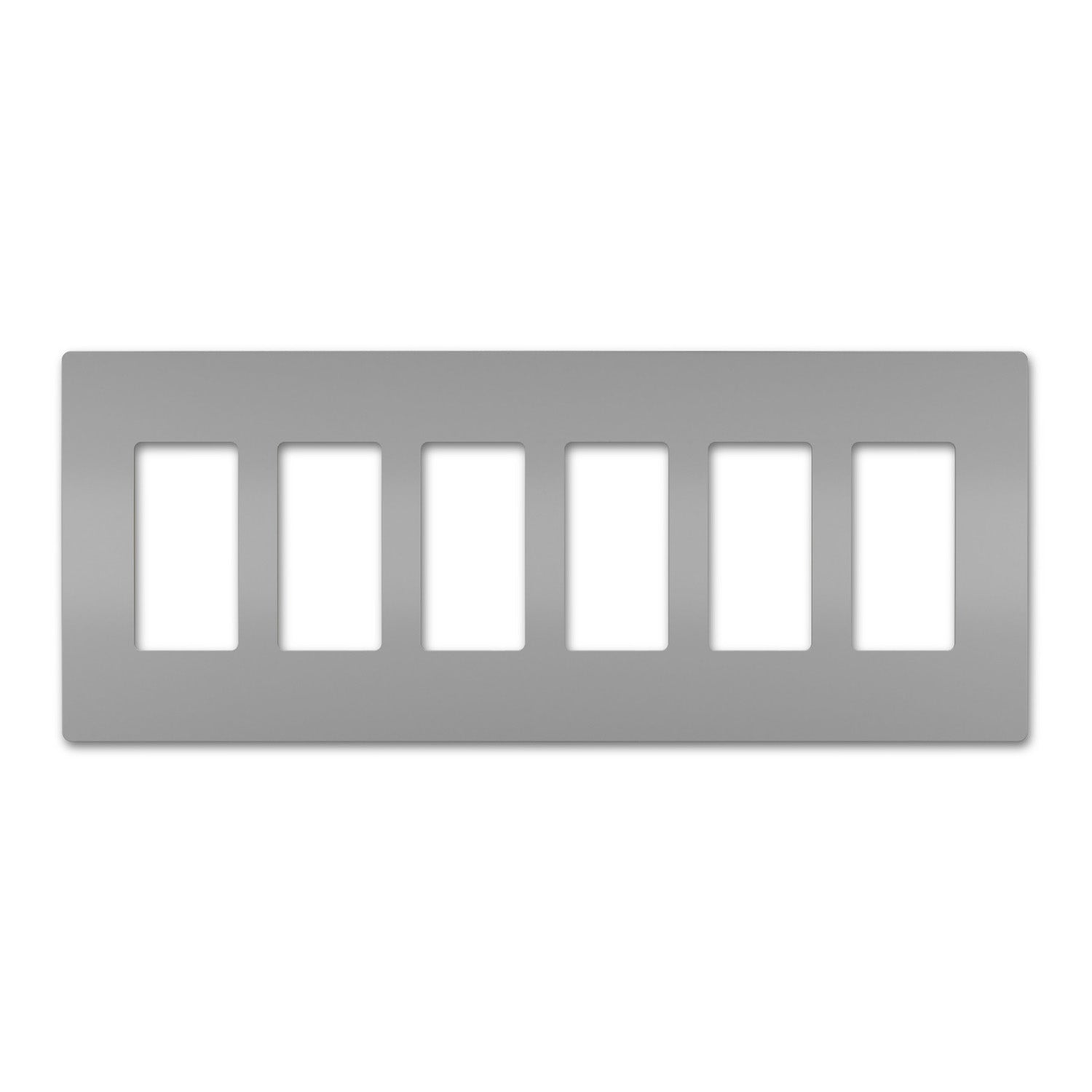 radiant 6-Gang Screwless Wall Plate - Bees Lighting