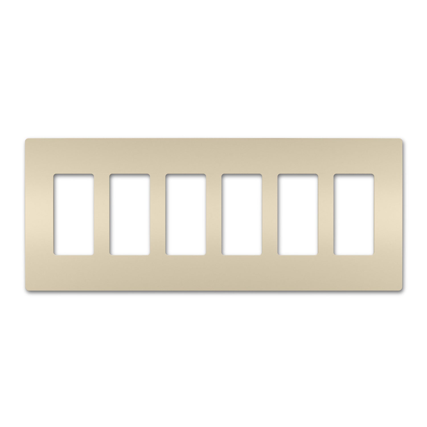 radiant 6-Gang Screwless Wall Plate - Bees Lighting