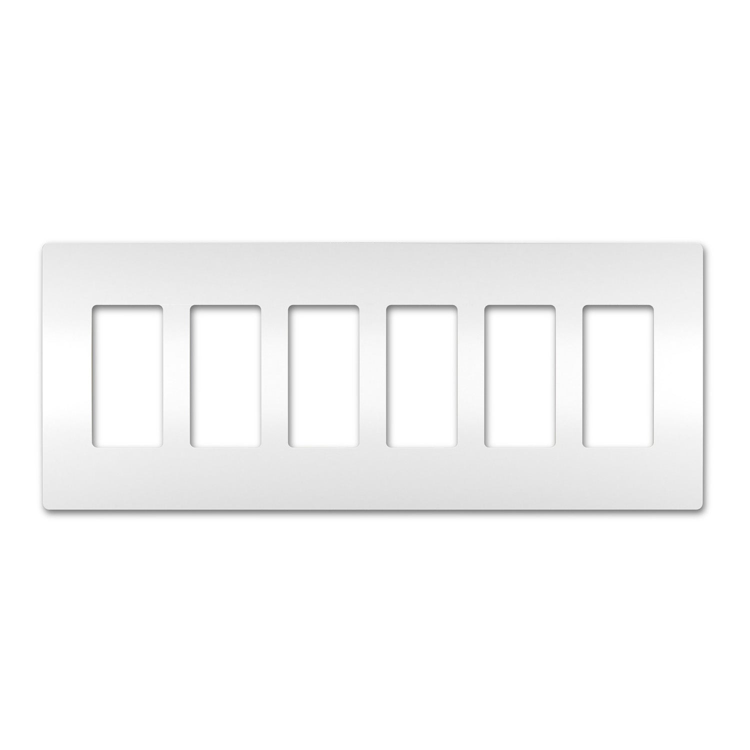 radiant 6-Gang Screwless Wall Plate - Bees Lighting