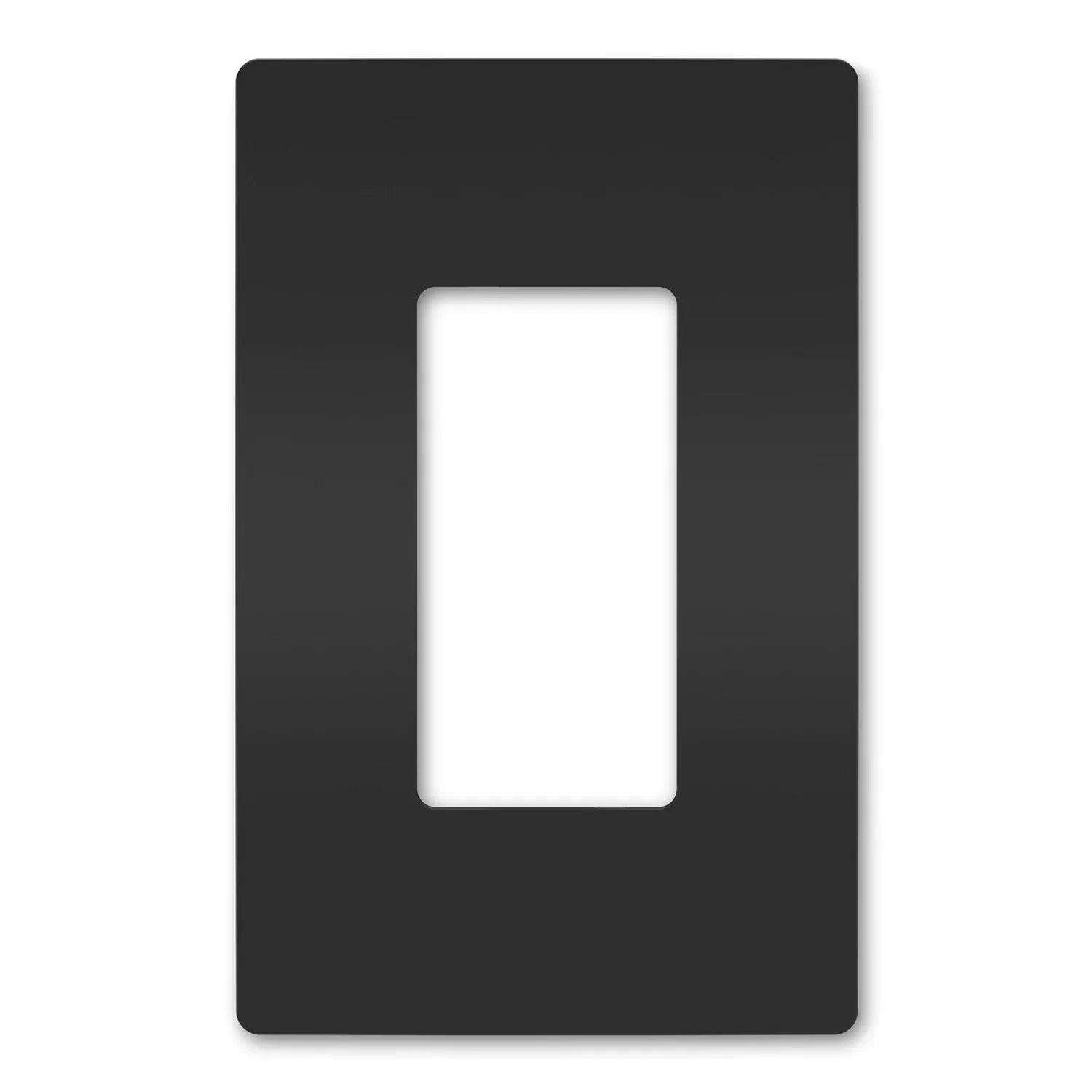 Square Black Rwp Legrand RWP26BK Black Standard 1-Gang Wall Plate | Decora – Bees Lighting