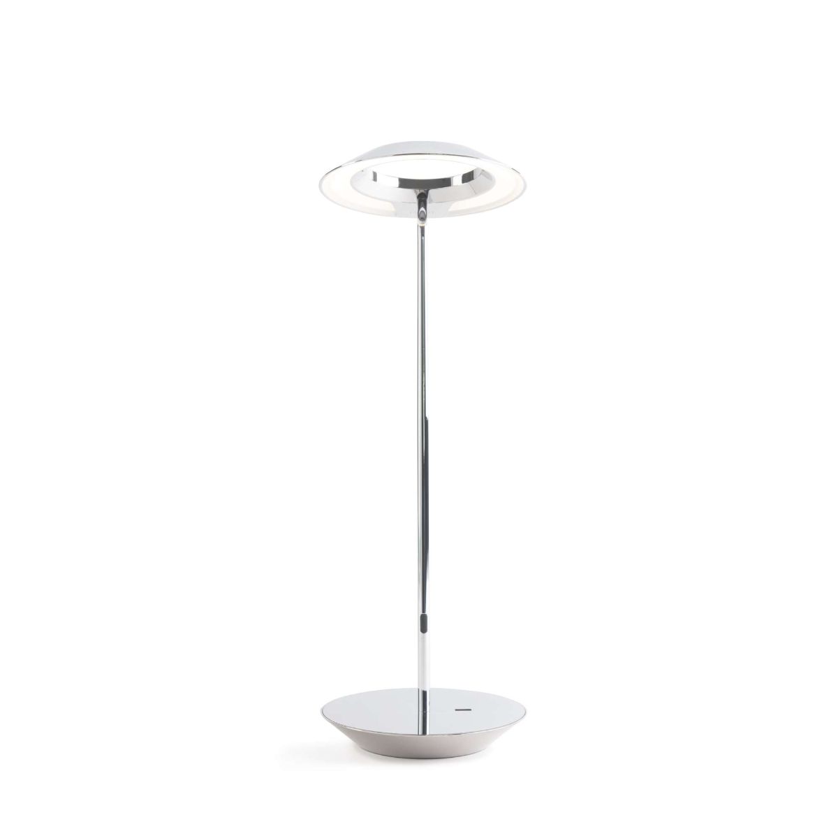 Royyo Chrome with Chrome Modern LED Desk Lamp with USB Port - Bees Lighting