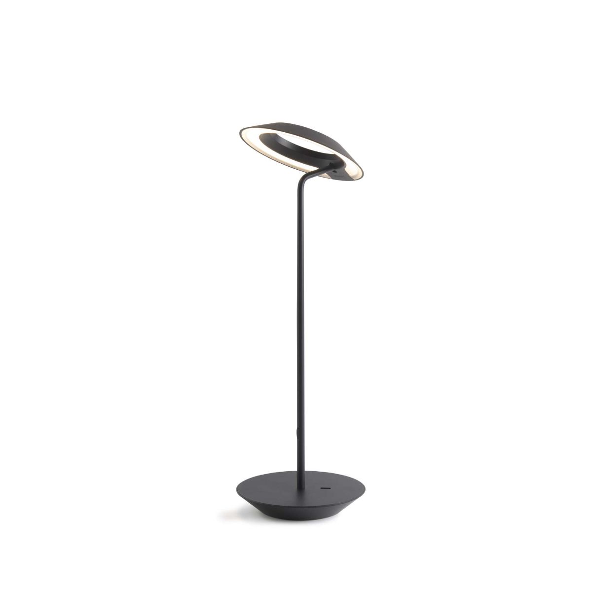 Royyo Matte Black With Matte Black Modern LED Desk Lamp with USB Port - Bees Lighting