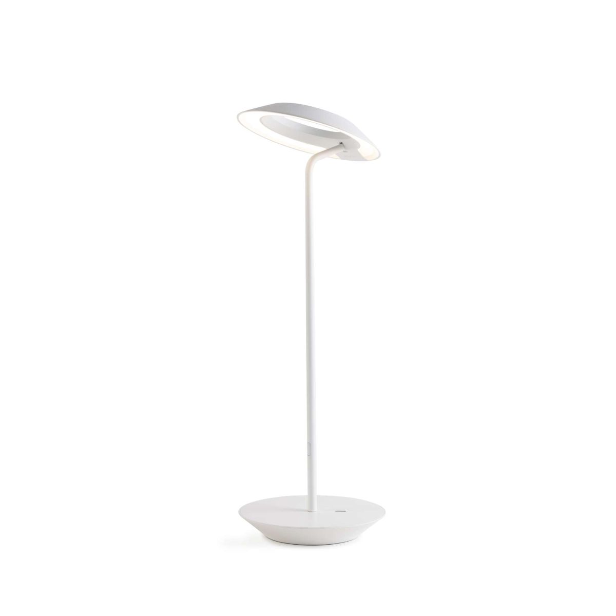 Royyo Matte White With Matte White Modern LED Desk Lamp with USB Port - Bees Lighting