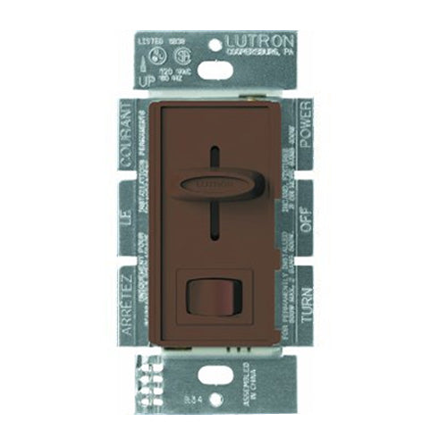 Skylark 3-Way Incandescent Dimmer, 600 Watts, Brown - Bees Lighting