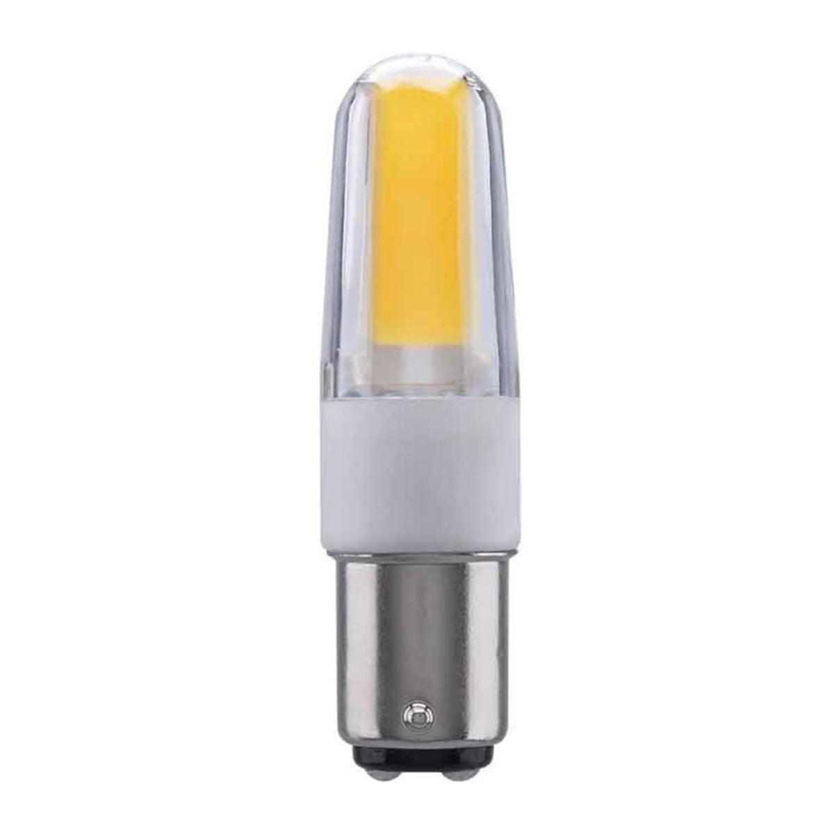 T4 Mini LED Bulb, 4 Watt, 480 Lumens, 3000K, BA15d Double Bayonet Base - Bees Lighting
