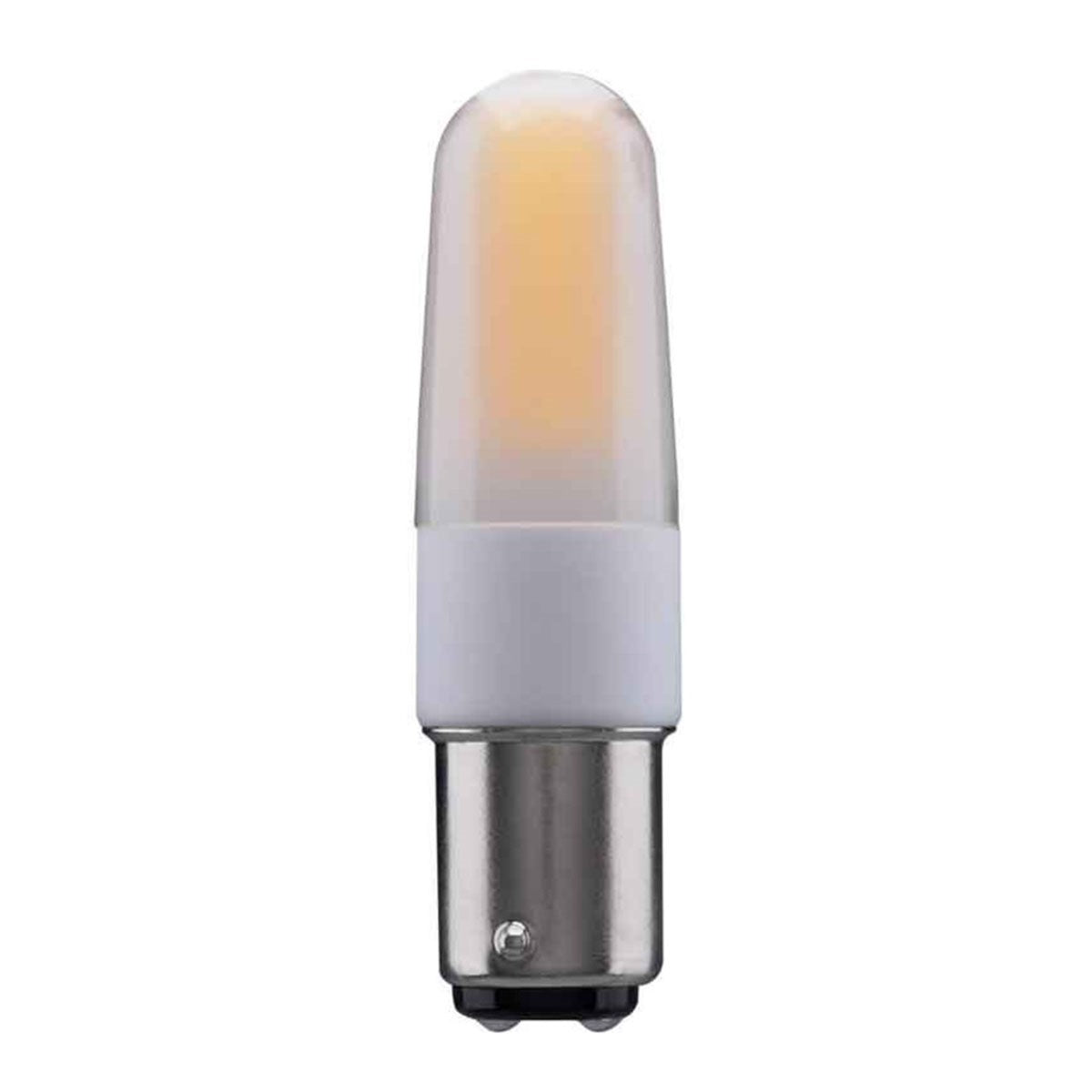 T4 Mini LED Bulb, 4 Watts, 460 Lumens, 3000K, BA15d Double Bayonet Base, Frosted Finish - Bees Lighting