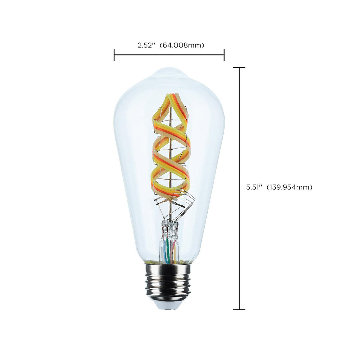 Starfish ST19 Wi-Fi Smart LED Bulb, 6W, 450lm, RGB & Tunable White - Bees Lighting