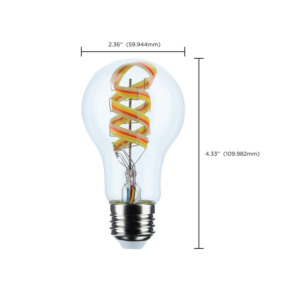 Starfish A19 Wi-Fi Smart LED Bulb, 6W, 450lm, RGB & Tunable White - Bees Lighting