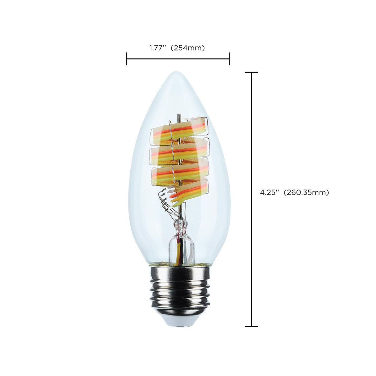 Starfish B11 WiFi Smart LED Bulb, 4W, 300Lm, RGB & Tunable White, Medium Base - Bees Lighting