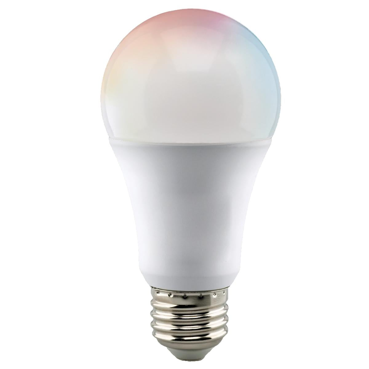Starfish A19 Wi-Fi Smart LED Bulb, 10W, 800 Lumens, RGB & Tunable White, Frosted, T20 Compliant - Bees Lighting