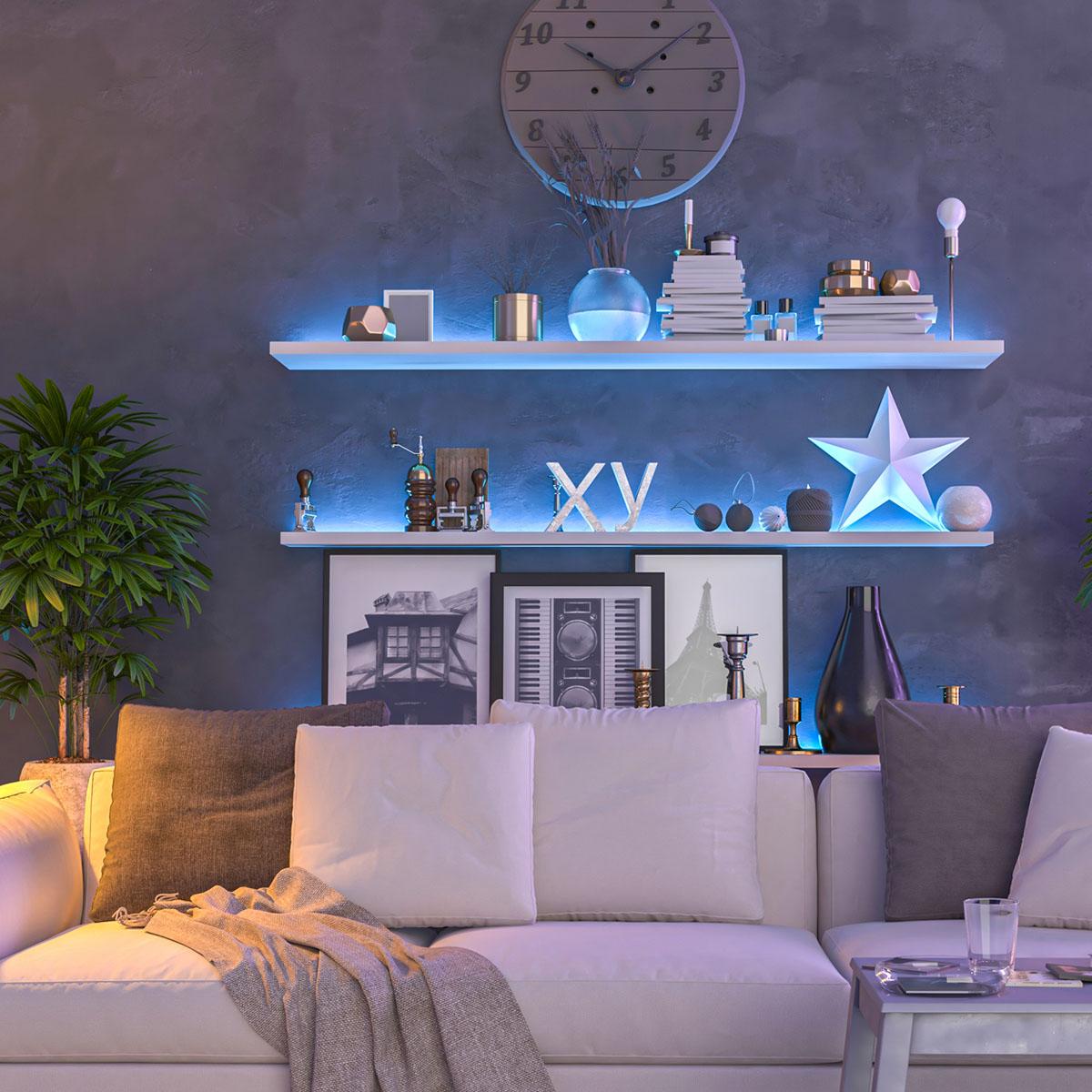 Starfish Wifi Smart LED Strip Light, RGB and Tunable White - Bees Lighting