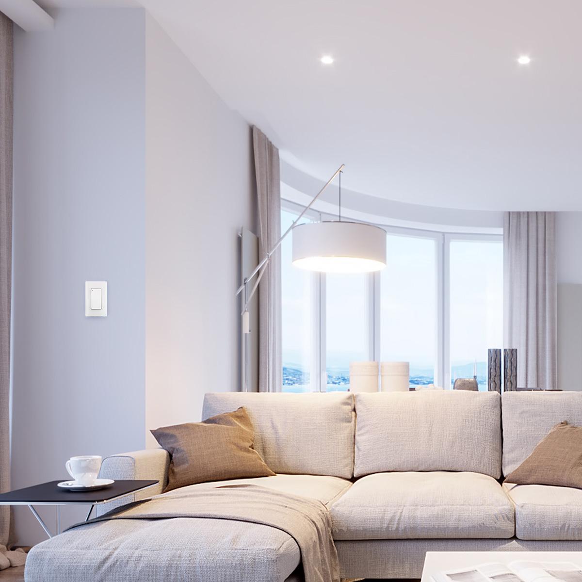 Starfish 3-Way/Multi-Location Tap Wi-Fi Smart Light Switch White - Bees Lighting