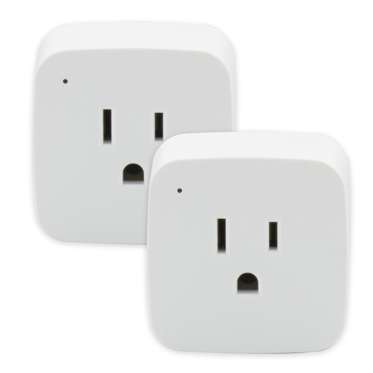 Starfish 10-Amp Wi-Fi Smart Plug Mini Square Outlet (Pack-2) White - Bees Lighting